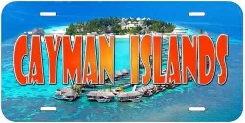 Cayman Island George Town CI05 Novelty Car License Plate Aluminum
