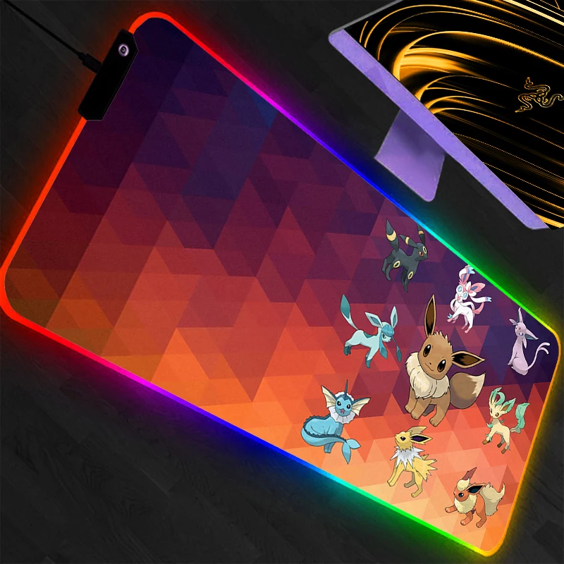 LED Mouse Pad Pokemon Pikachu  - Rgb Mousepad review and price