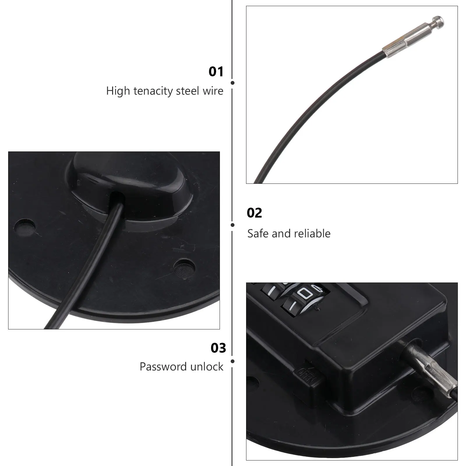 قفل برمز الثلاجة، مزلاج باب مشفر مقاوم للأطفال، آمن وسهل التركيب، قفل برمز الثلاجة مصنوع من مادة ممتازة ومتينة