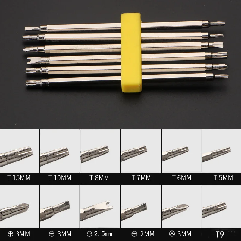 6 Hl1 Special-shaped Screwdriver Multifunctional Strong Magnetic Screwdriver Bit Set Hex Torx Screwdriver Hand Tool