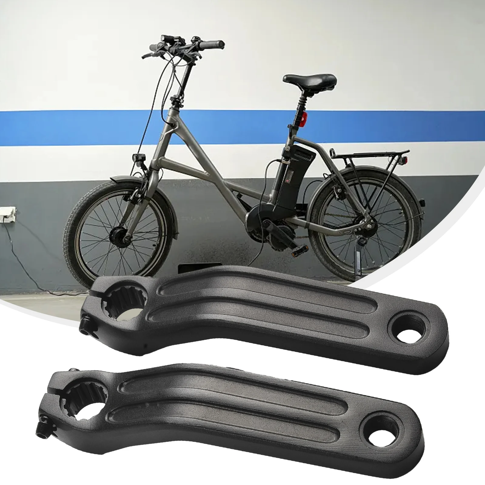 

Tools Cranks 152MM About 400g/set Accessories Aluminum Alloy Black Hot Sale Nice 1 Pair High Quality Practical