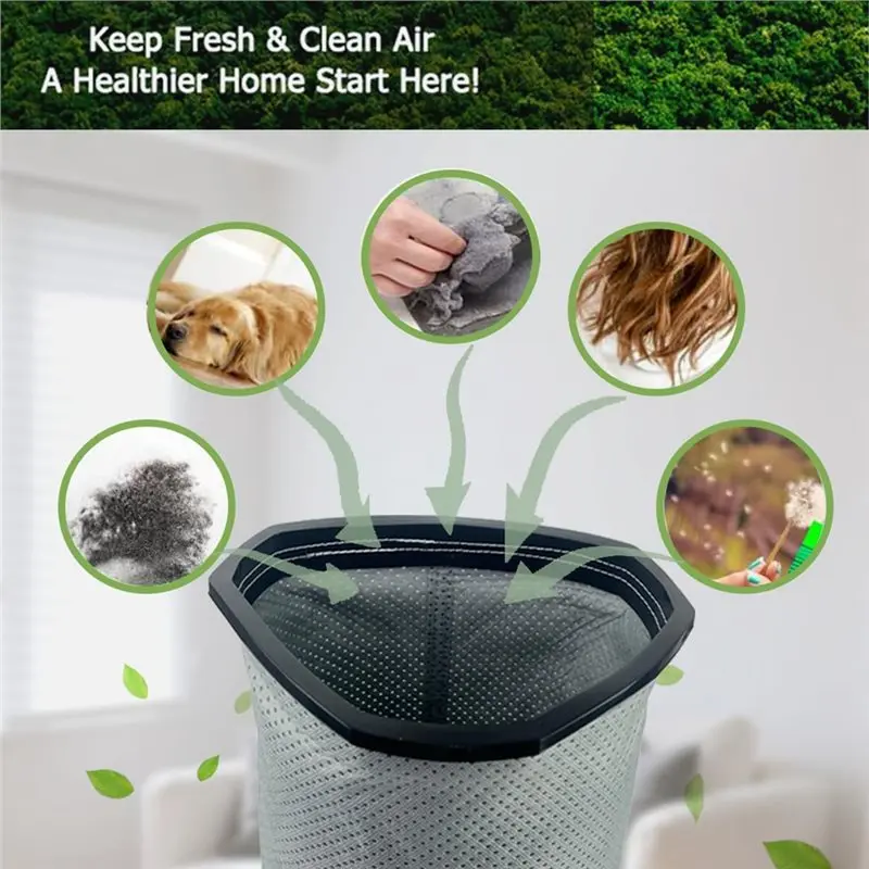 A67M-Cloth Filter Bag Replacement- 2PCS Dust Barrier Parts For Proteam Super Coach Pro10 For Gofit 10 Backpack Vacuum Cleaner