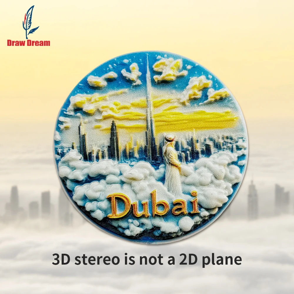 Home Office Dubai - 1Pc Dubai Cloud City Creative 3D