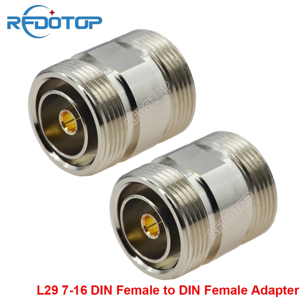 

10PCS L29 DIN7-16 Female to DIN7/16 L29 Female Connector for Wifi Radio Antenna Convertor RF Coaxial Adapter High Quality