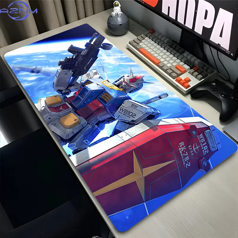 Mouse Pad Office Desk Mat Mechanical Warrior RX-78-2 G-gundam Gamer Computer Mousepad Gaming Keyboard Pad Large Mausepad
