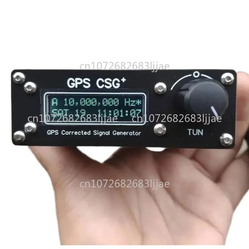 CSG+ V3 GPSCSG Disciplined Oscillator GPSDO GPS Corrected Signal Generator 10KHz-220MHz Dual-Channel Output For Audio