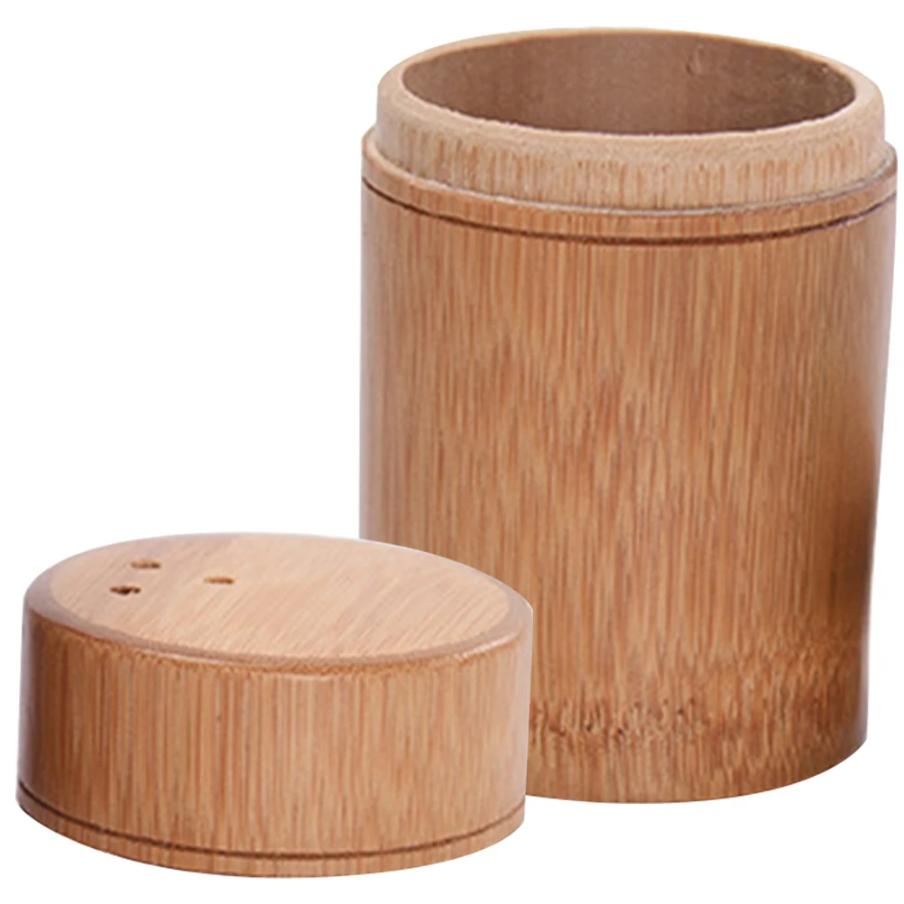 

Bamboo Toothpick Holder Reusable Hotel Dispenser Storage Box Container Smooth Fine Workmanship Portable Christmas Gift