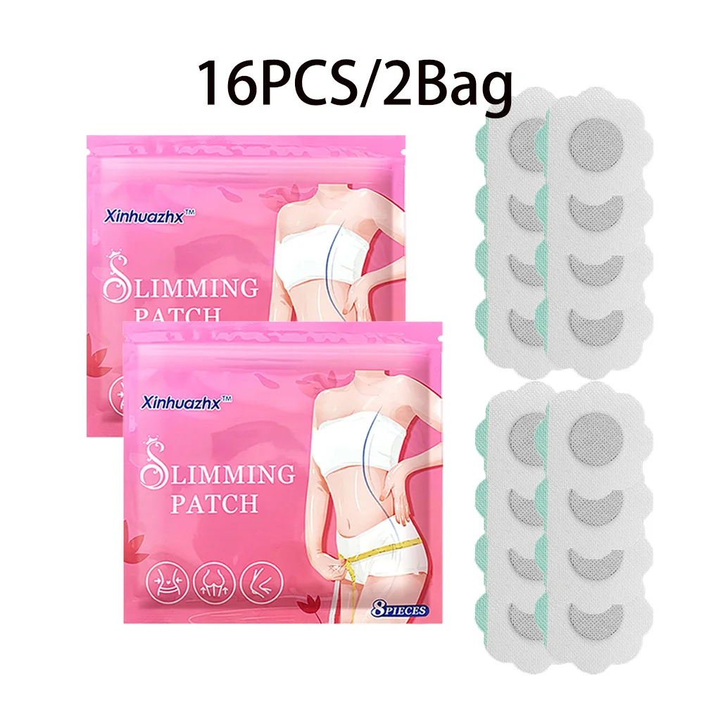 8/16PCS Slimming Stickers Belly Button Patch Body Firming Shaping Fat Burning Waist Support Improve Metabolism Bee Mite Control - view 6