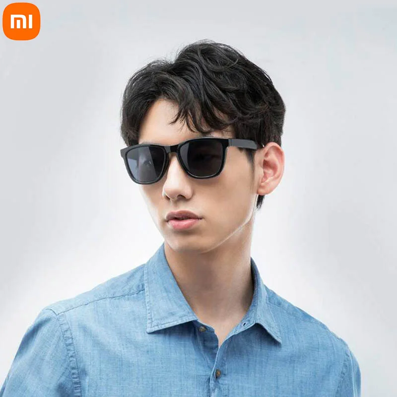 Xiaomi Mijia Classic Square occhiali da sole TAC lenti polarizzate occhiali Retro Light Frame Screwless protezione UV Driver donna uomo