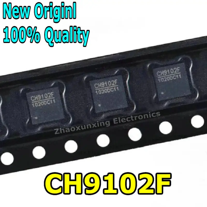 5~10PCS  New    CH9102F   CH9102    QFN-24   Chipset