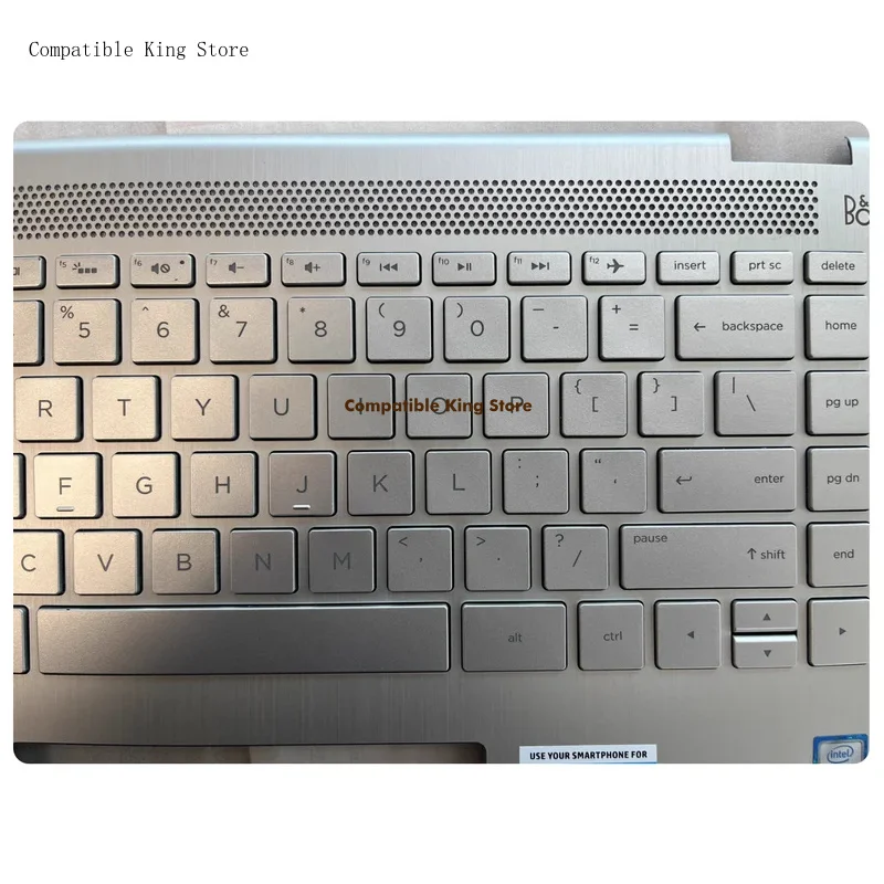 DD+New original topcase with US keyboard For Pavilion X360 14-BA 14M-BA TPN-W125  14 inch Palmrest Keyboard