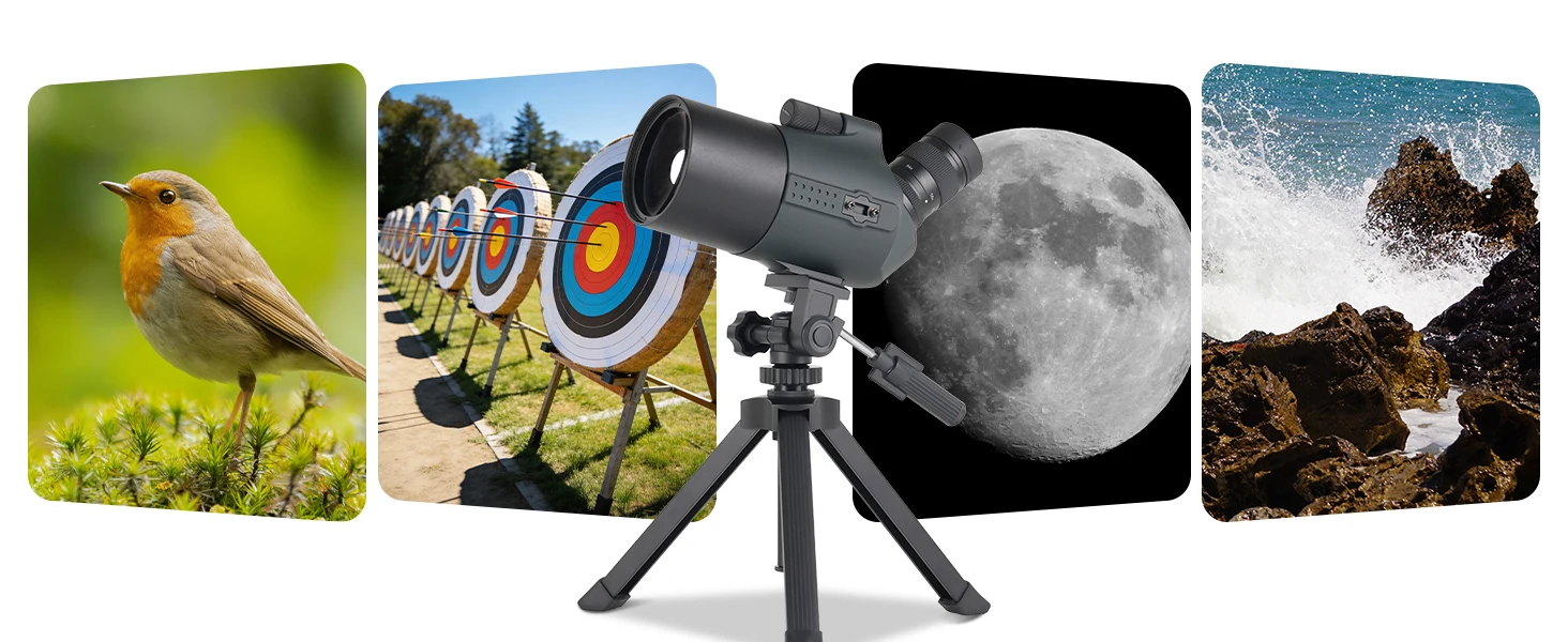 Svbony SV41Pro 28-84x80 Mak Teleskop-Spektiv mit Finder oder Kamera. Leistungsstarke wasserdichte FMC-Camp-Ausrüstung für die Sternenbeobachtung – Detail 22