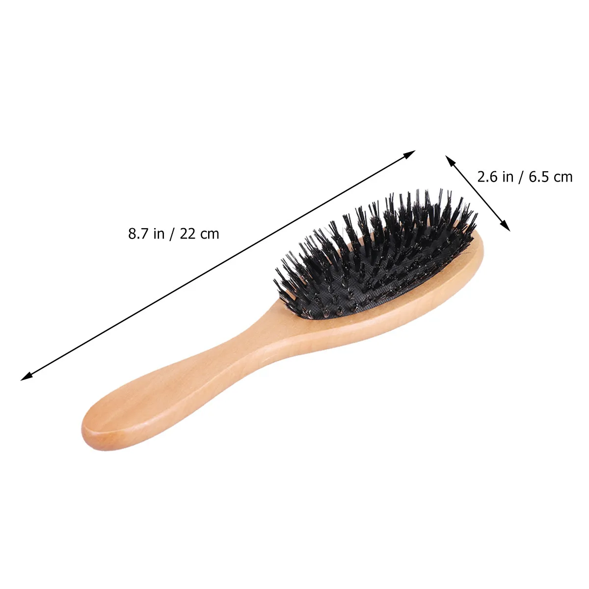 1Pcs Premium Wood Hair Comb Massage Brush Improves Circulation Reduces Headaches Detangles Easily All Hair Types