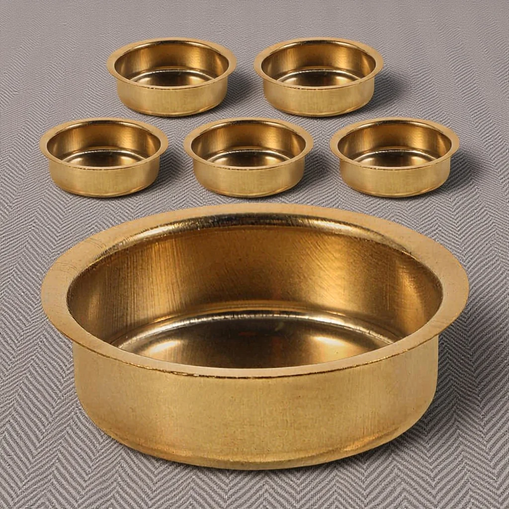 

6pcs Incense Burner Accessories Stainless Steel Middle Eastern Style Home Office Decor Ash Catcher For Diy Making