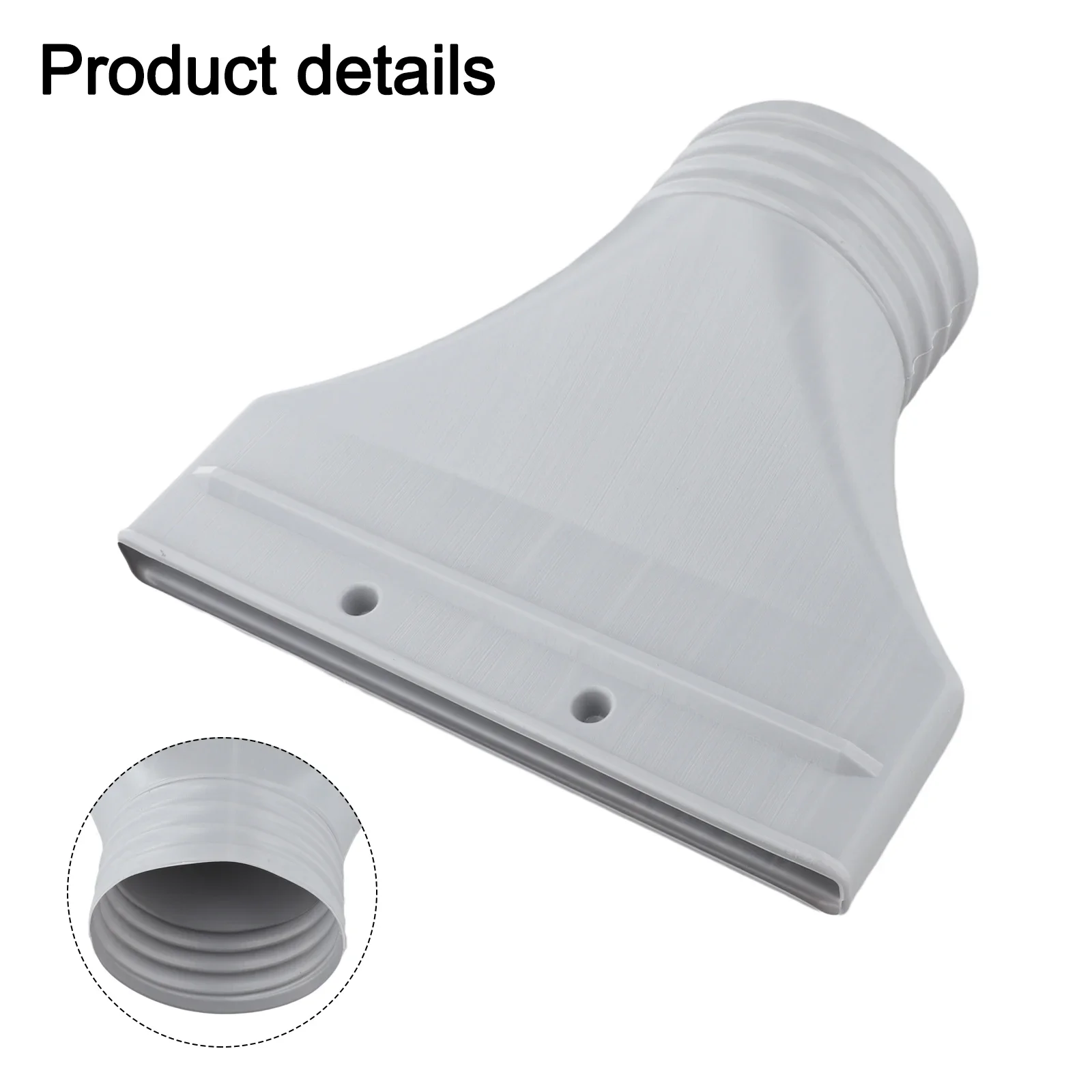 22x25x2cm Flat Hose Adapter Hose Connector Perfect Airflow Versatile Connection Minimal Height Optimal Air Circulation