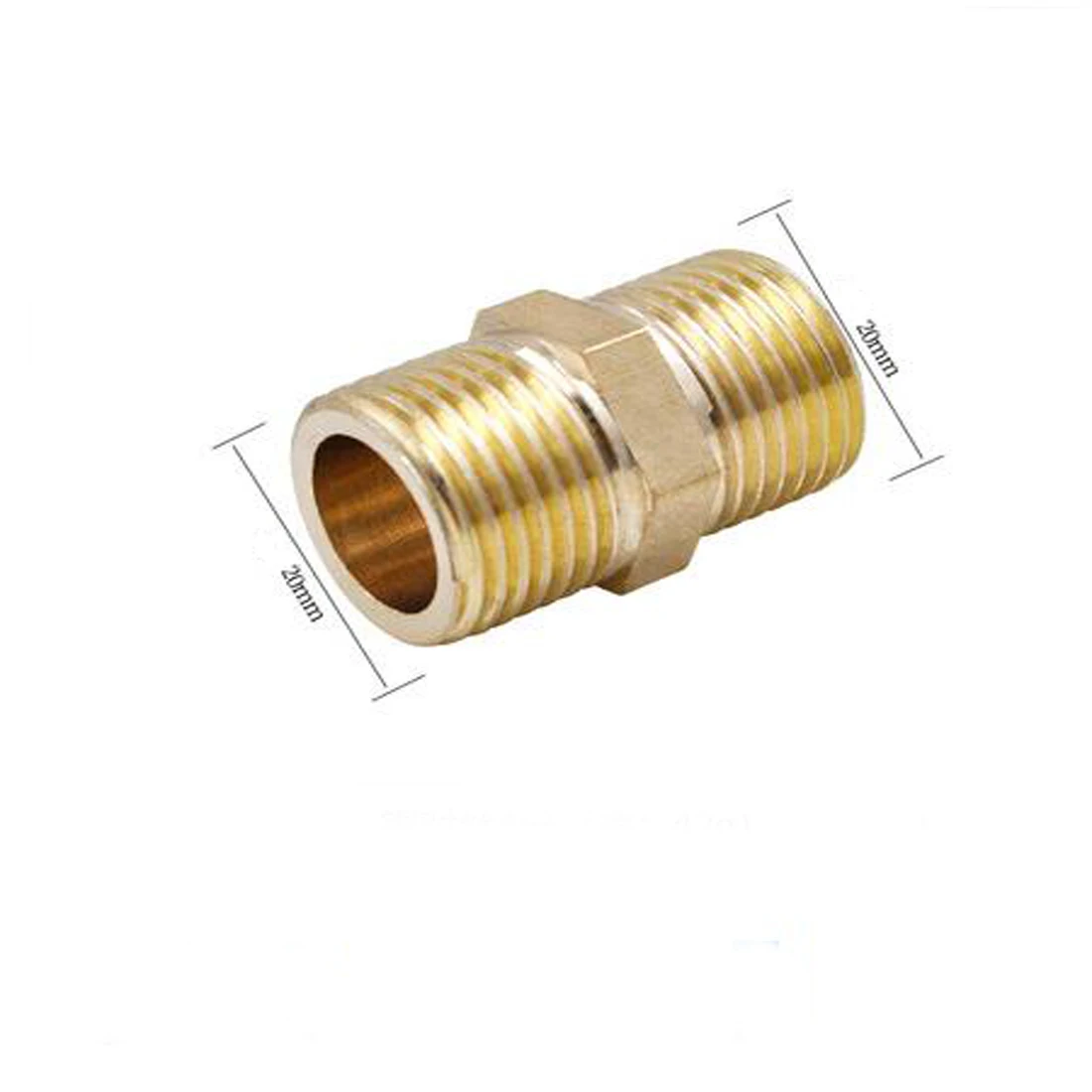 

Inlet pipe docking directly to the wire 6 points full copper thickened joint pipe fittings stainless steel outer wire short wire