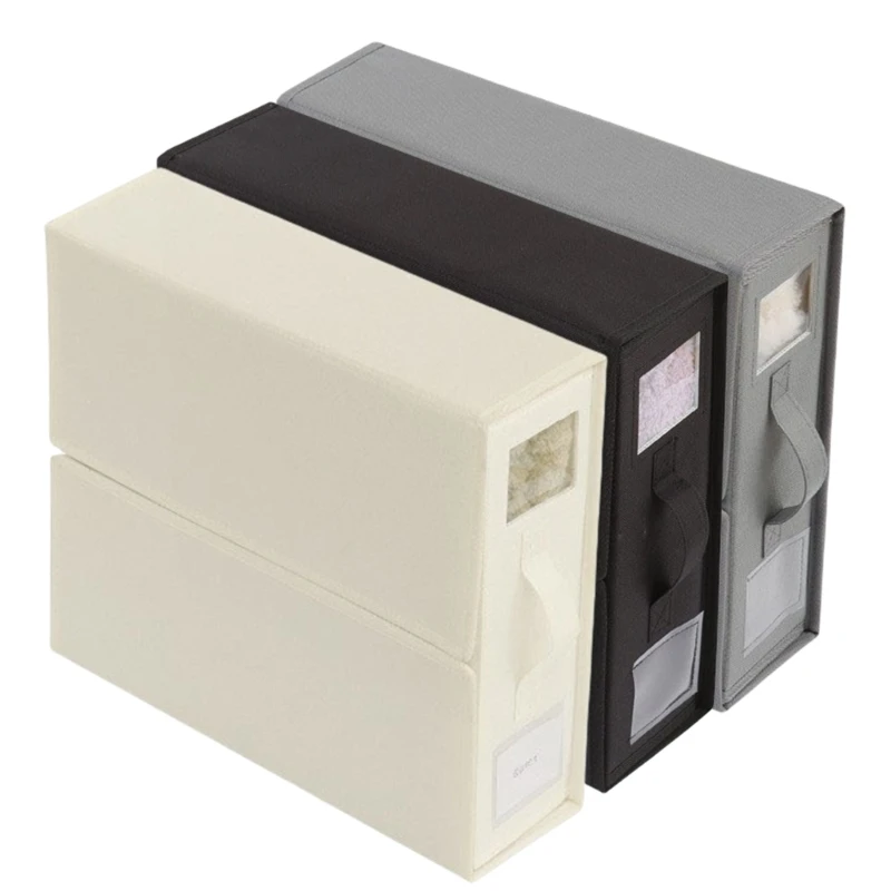 

R2LD Набор из 2 ящиков для хранения полотенец для спальни с застежкой-молнией. Складные органайзеры для постельных Контейнер для