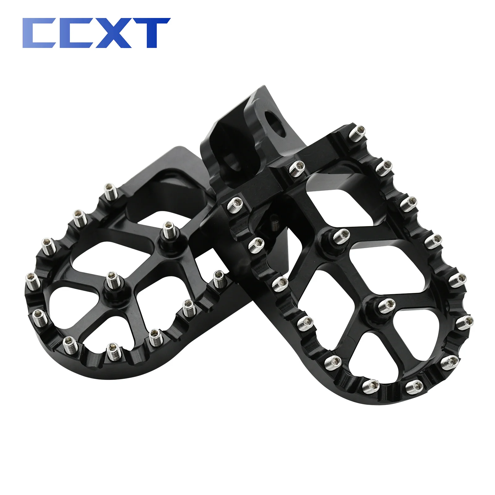 Motorcycle CNC Foot Pegs Footpeg Pedals FootRest For Kawasaki KX65 KX80 kX85 KX100 KX112 KLX140 KLX140L KLX140G 1998-2022 2023