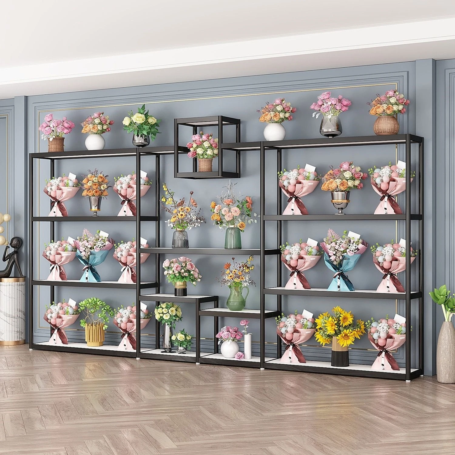 Flower display stand, flower basket handicraft display stand, multi-layer display