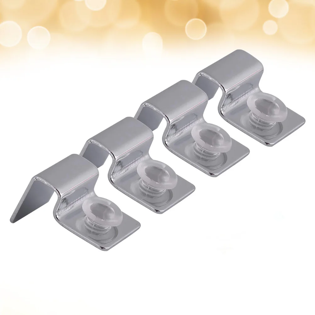 

4Pcs Stainless Steel Aquarium Glass Cover Clip Support Holder Quick Install for Fish Tank 8mm Fish Tank Acrylic Clips
