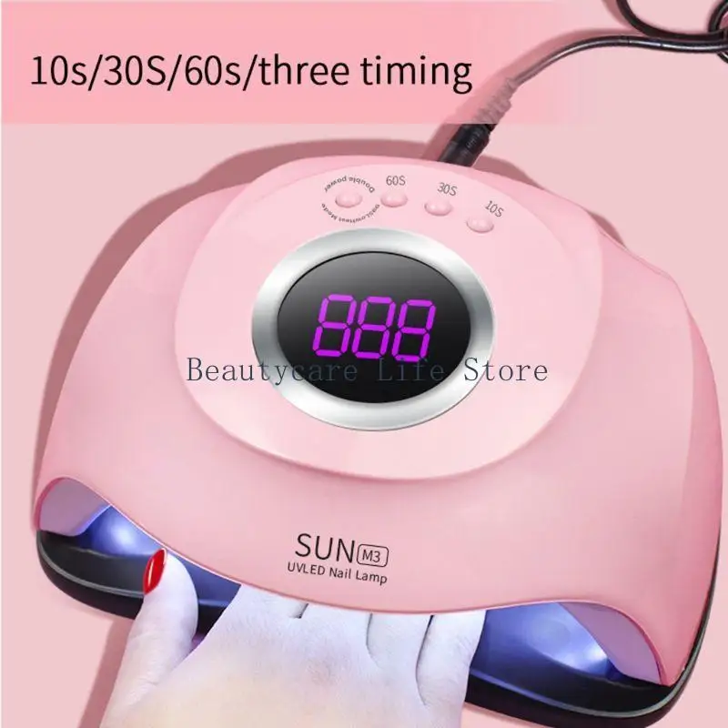 

652C 180W Nail Dryer UV Lamp LED Lamp For Nails With 45 LEDs Dryer Lamp For Curing Gel Polish Auto Sensing Nail Manicure Tool