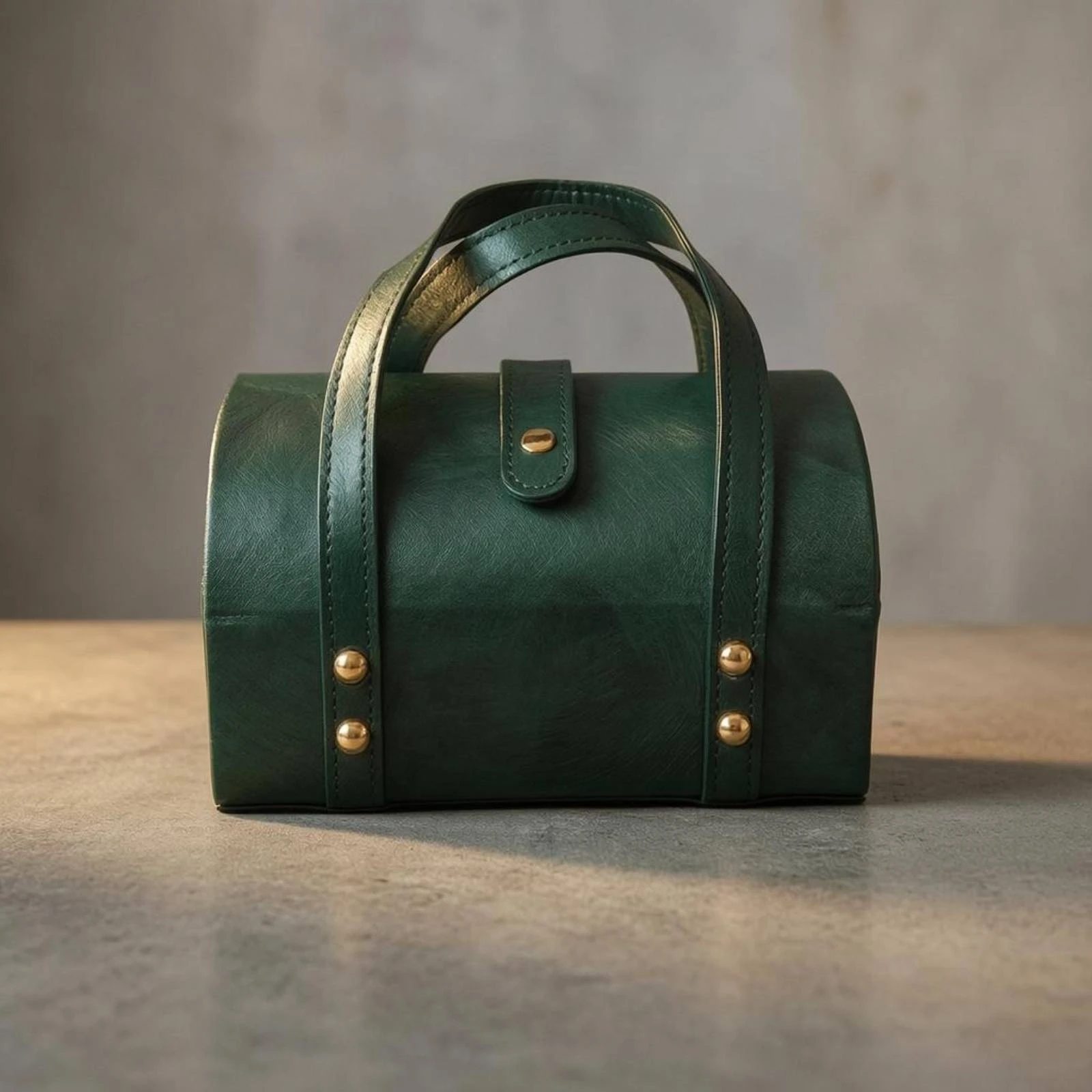 PU Leather Bracelet Box Handbag Style Bracelet Storage Box Travel Jewelry Case Rectangular Small Jewelry Organizer