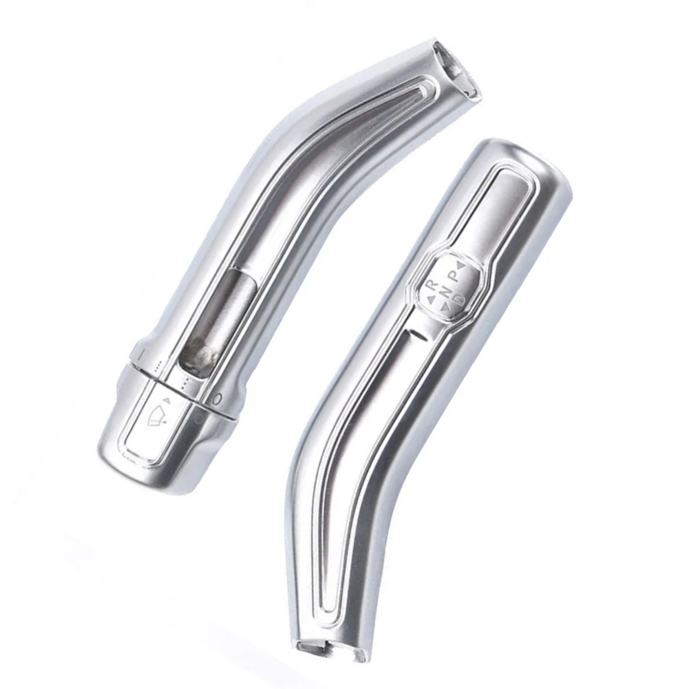 

Gear Shift Wiper Lever Cover Trims Set for Mercedes For CLA GLB GLA A B For CLAss For W177 2019 2020 Plus Silver Finish