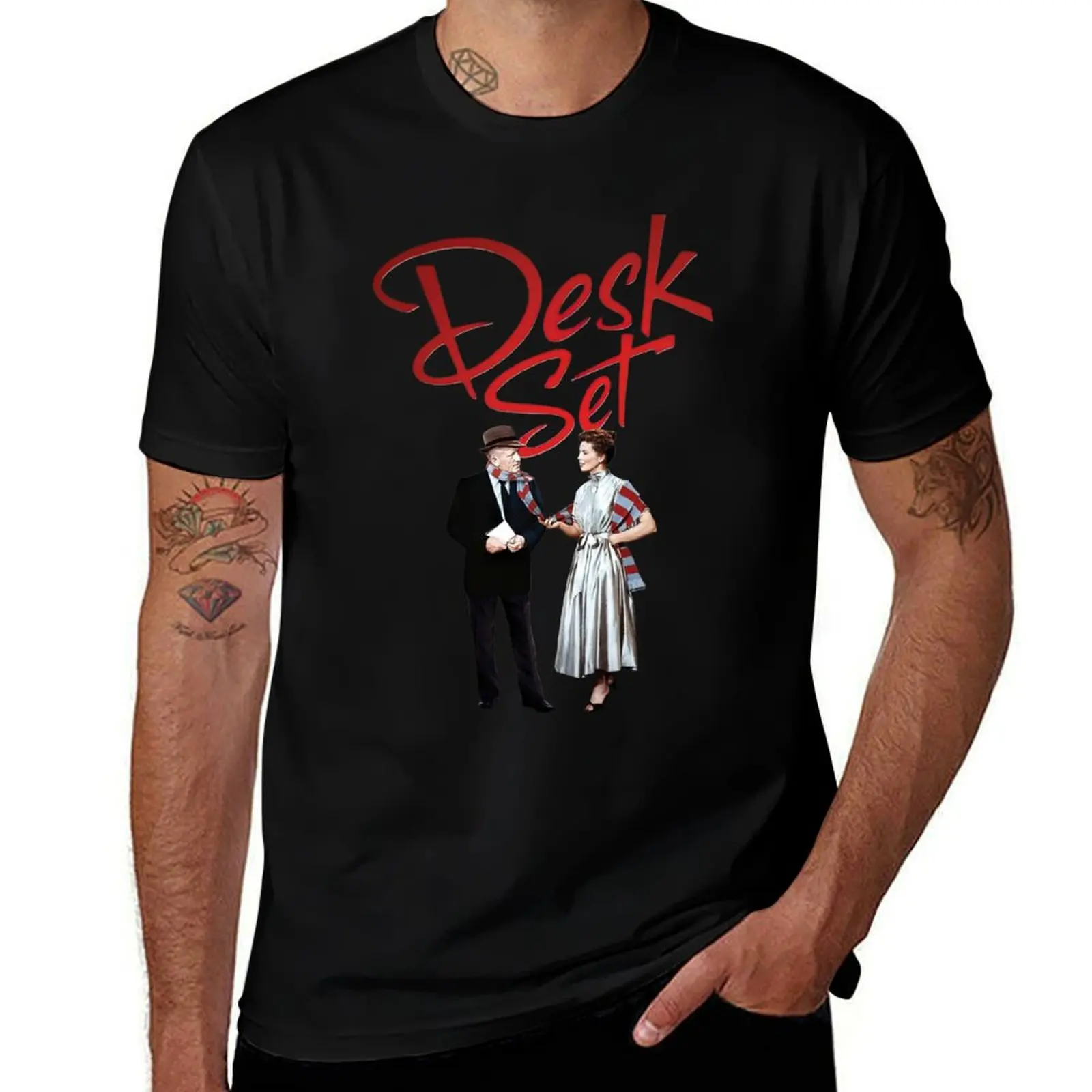 

Desk Set Movie HD T-Shirt Funny t-shirt T-shirts oversize valentines boutique clothes oversized t shirt mens cotton t shirts