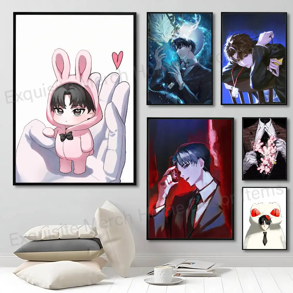 Web Novel K-Kim S-Soleum GSGW Trendy INS Style Poster Sticker Fashion Aesthetic Art Print for Dorm Home Wall Decoration