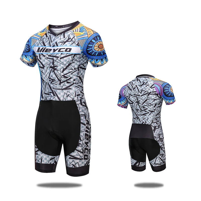 Mieyco Herren-Triathlon-Skinsuit, schnelltrocknender Einteiler, Tri-Anzug für Radfahren, Laufen, Schwimmen, Rennen, Team-Bike-Sportbekleidung – Detail 11