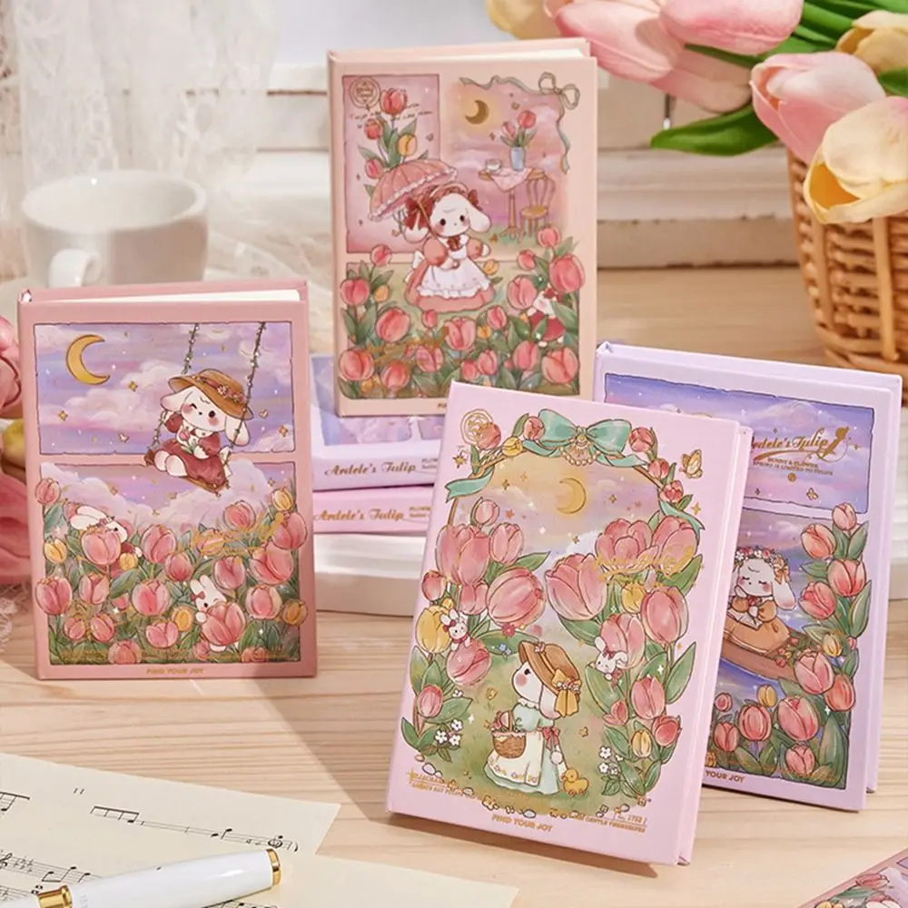 Memo Diary Planner A7 Mini Notebook Cartoon Rabbit Series Scrapbooking Pocket Notepad Agenda Organizer Writing Student