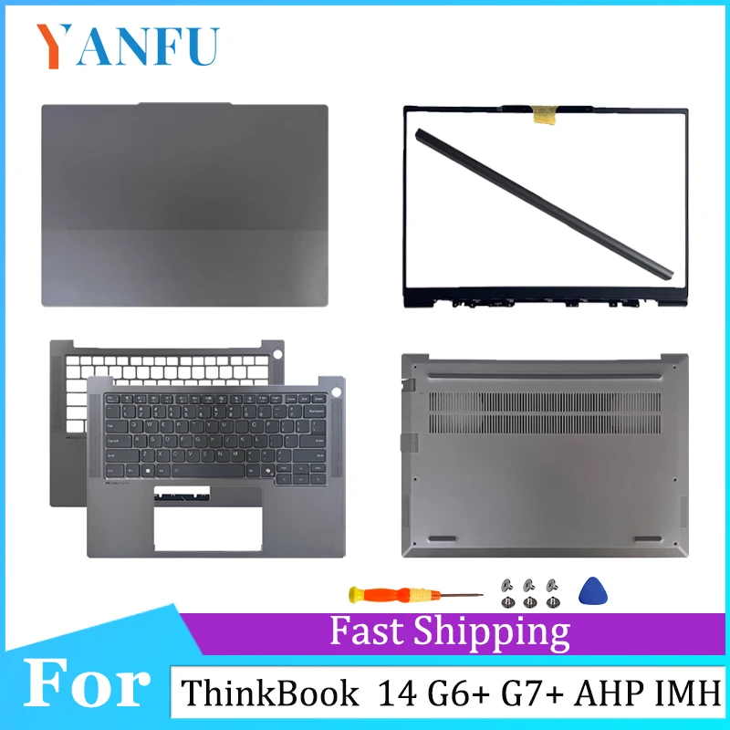 

For ThinkBook 14 G6+ IRL ABP/ThinkBook 14 G7+ IML G7 ARP Replace Laptop Case LCD Back Cover Top Case/Palmrest Cover