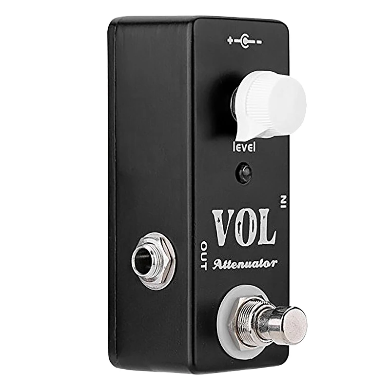 

MOSKYAUDIO VOL Attenuator Mini Pedal Electric Guitar Effect Pedal with True Bypass Full Metal Shell Guitar Accessories