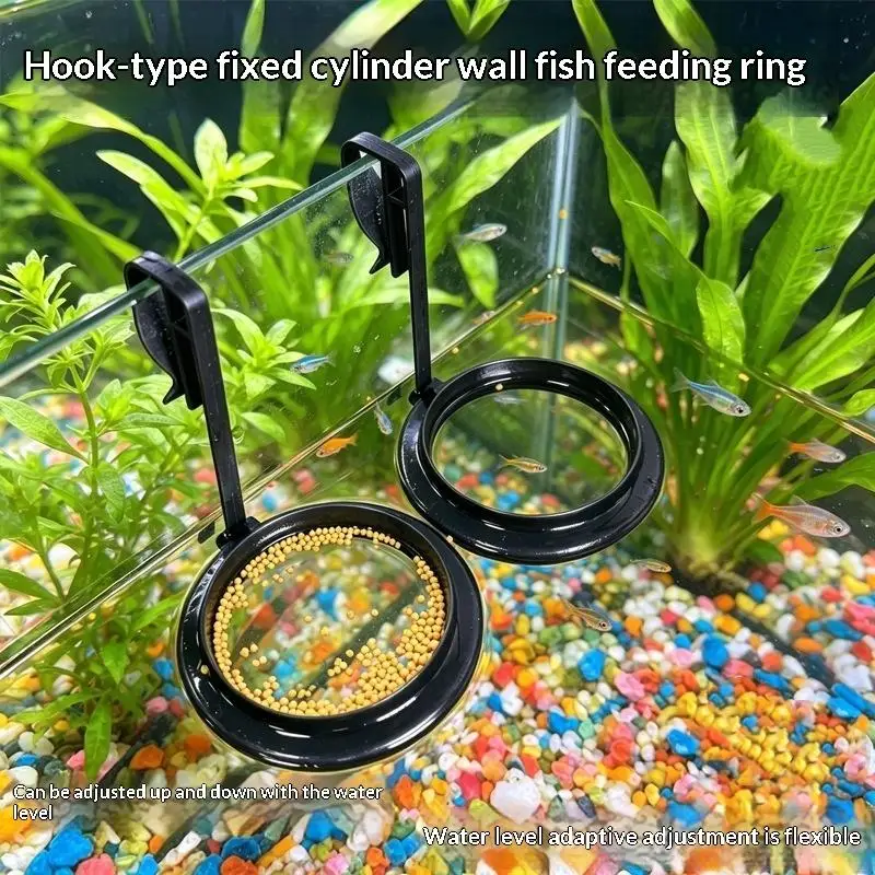 1/2/5Pcs Aquarium Feeding Ring Fish Tank Station Floating Food Tray Feeder Circle Accessories Fish Foods Feeder