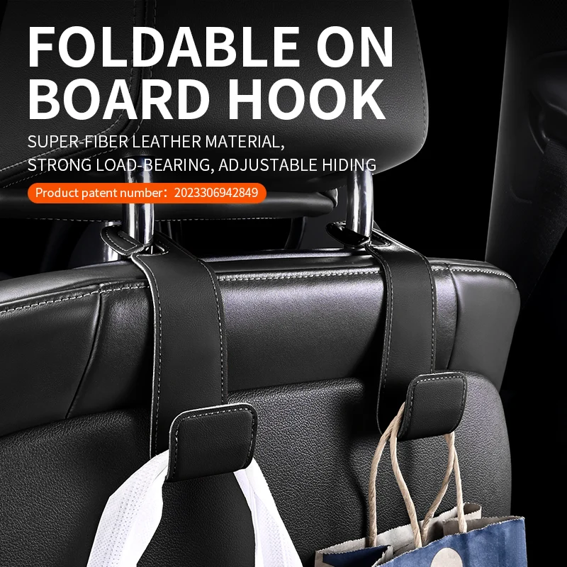 

Car hook, seat back hook, multi-functional car hook, hidden car seat rear storage hook, car interior modification