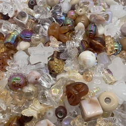 20g Coffee Mixing Style Spring Color Acrylic Loose beads For DIY Handmade Necklace Jewelry Making Accessories