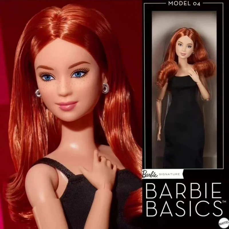 Barbie Doll Classic Mini Black Dress Doll - Basic Fashion Series Adult Collectible Elegant Lady Figure Toy Girls Birthday Gifts