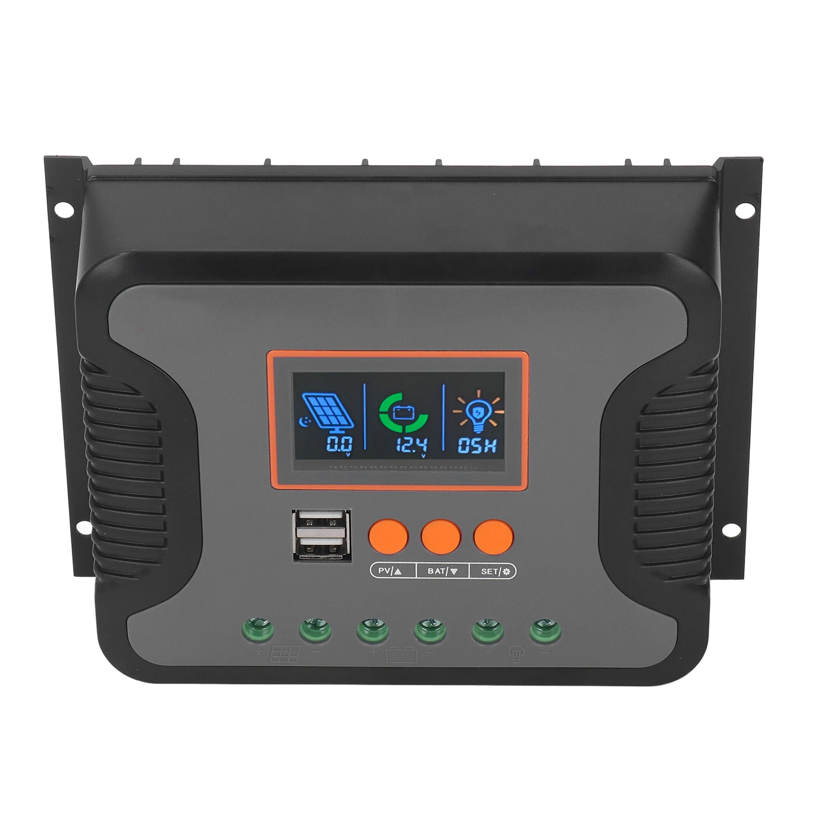 

PWM Solar Controller Solar Controller 12V 24V 36V 48V Cold Wind Cooling Maximum PV 100VDC for AGM Gel Flooded Batteries