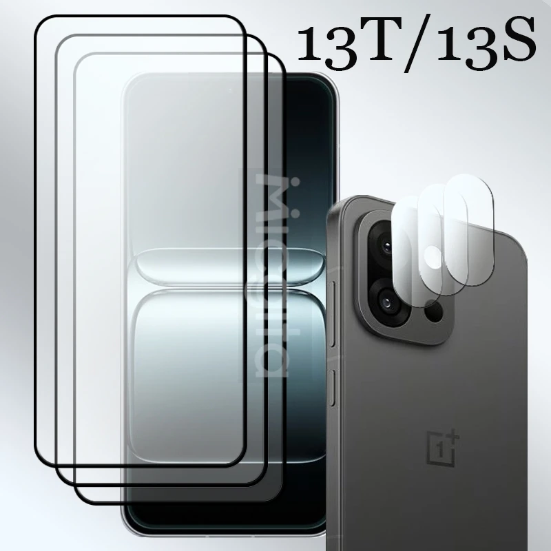 

Sale Tempered Glass For Oneplus 13S 13T Screen Protector 9H Shockproof Anti-Scratch+13S Soft fiber lens film