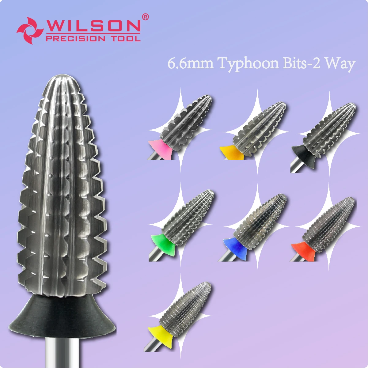 WILSON Typhoon Bits(2 Way)-Tools Nails Cutters for manicure Drill Bits nails accessories remove hard gel