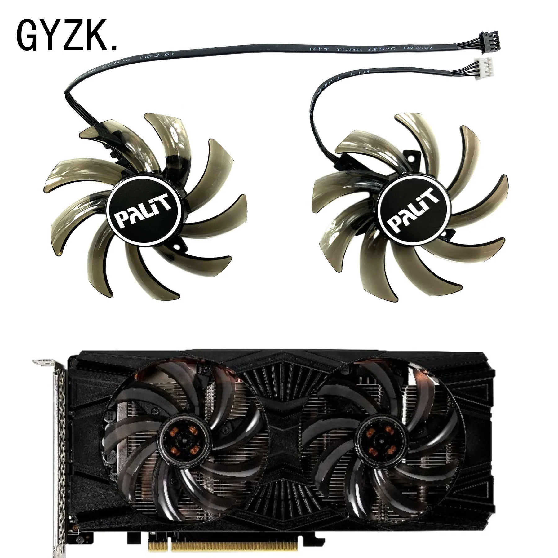 New For PALIT CMP 30HX 6GB OC Graphics Card Replacement Fan GA91S2U