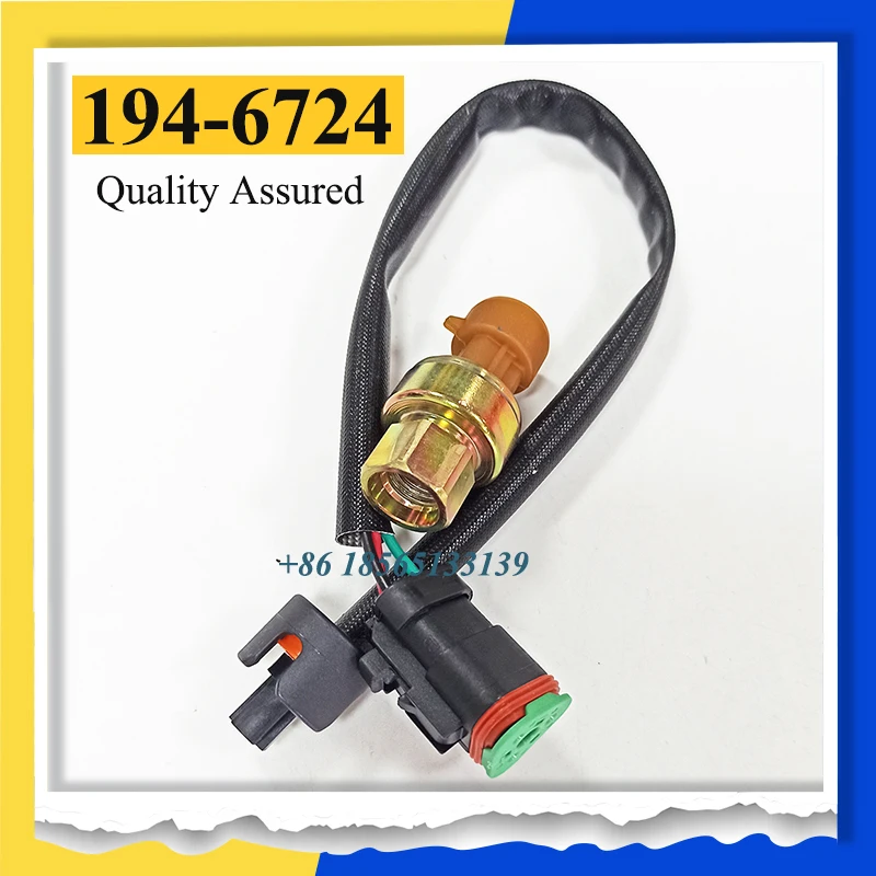 GP-Pressure Sensor 194-6724 1946724 for Engine 3406E C-10 C-12 C-15 C-16 C-18 C16 C18