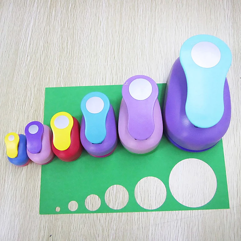 25/38/50mm Round Shape Craft Punch DIY Embossing Punches Scrapbooking Machine Paper Cutting Hole Punch Rounder Cutter