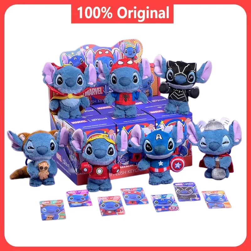 

Оригинальная плюшевая кукла TOPTOY Marvel Stitch Blind Box, серия COSBI, игрушка-подвеска Lilo & Stitch, милый подарок на день рождения