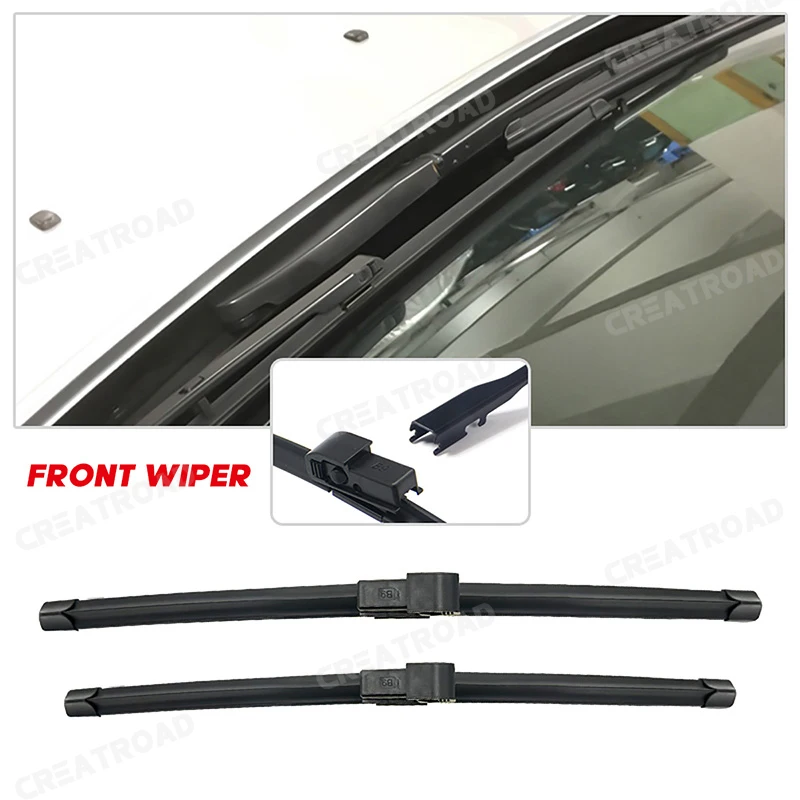 Wiper Front Wiper Blades For Audi A4 B6 8E 8H October 2000 - Nov. 2003 Windshield Windscreen Window Rain Brushes 22\