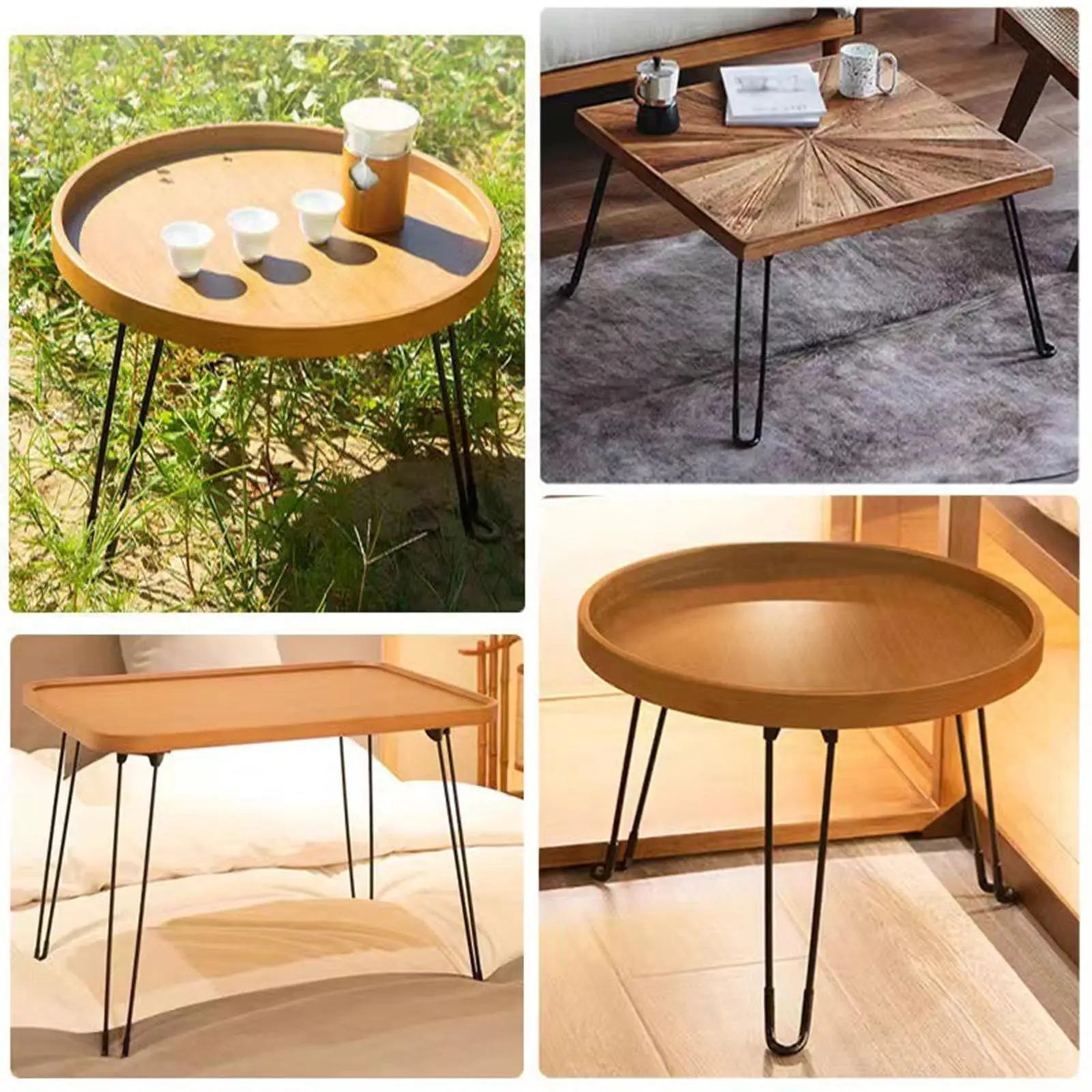 Folding Outdoor Table And Desk Set, Portable Design for Various Uses