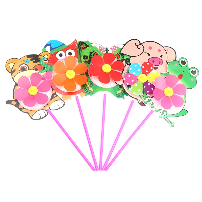 

Прекрасный мультфильм ручной работы ветряная мельница ветряная вертушка детский сад двор декор