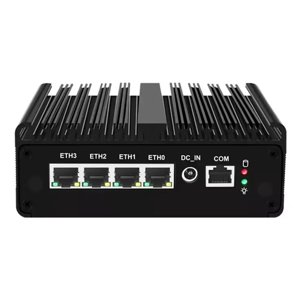 Intel N150 Micro apparecchio firewall N5105 N6210 J6413 4x i226-V 2.5G Mini PC senza ventola Router Computer Proxmox OPNsense pfSense