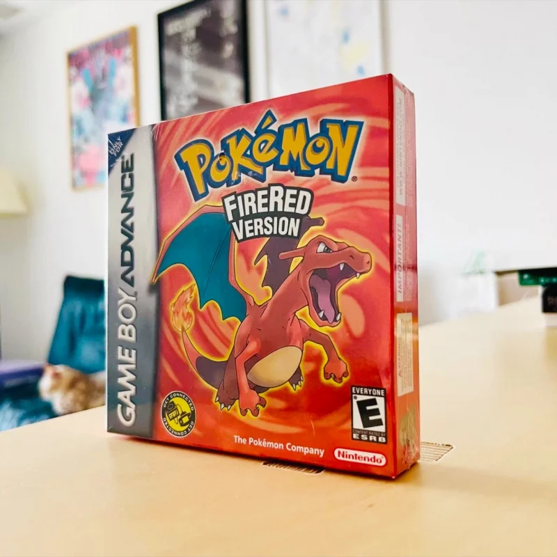 

In Stock Gba Game Cartridge With Pocket Monsters Series Green Treasure/Ruby/Red/Leaf Green/Sapphire Beauty Edition