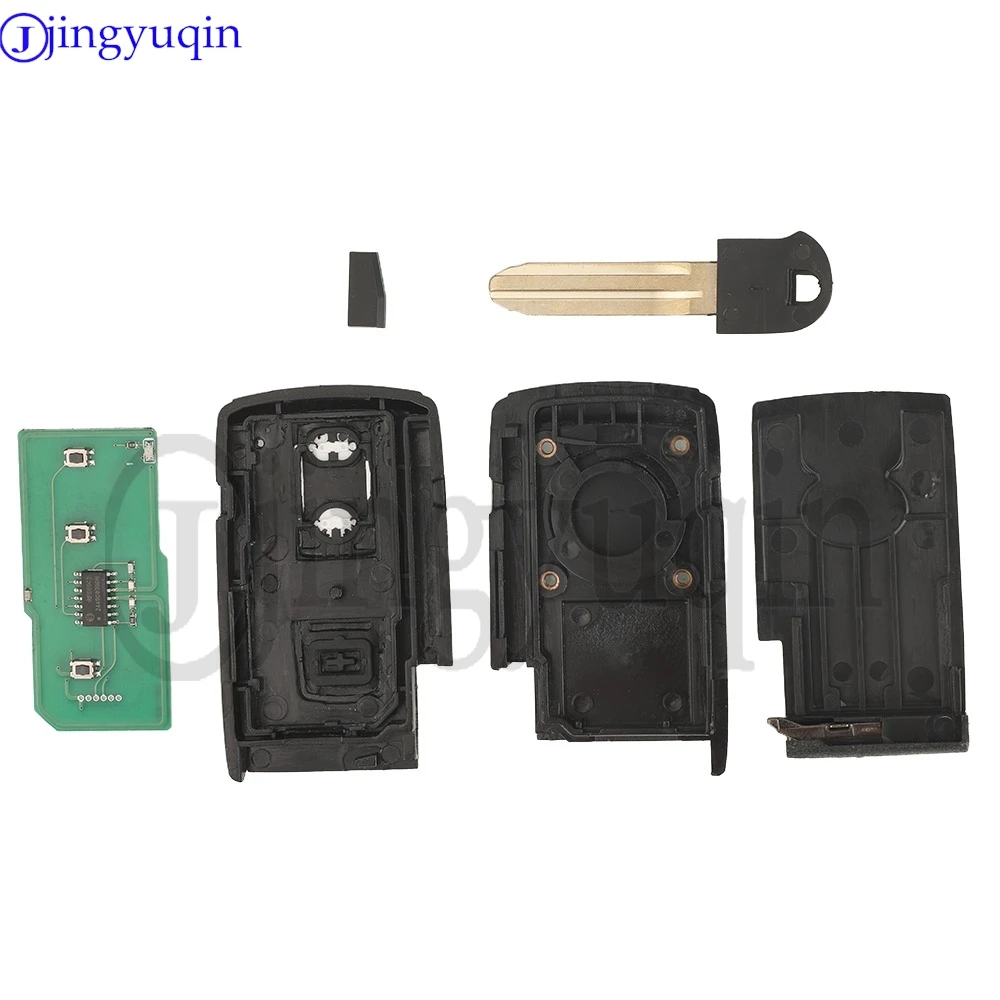Jingyuqin 보드: 0030 MOZB21TG 4D B9 칩 312mhz/433mhz Toyota Prius 2004-2009 자동차 원격 제어 키 용 열쇠가없는 Go Fob 없음